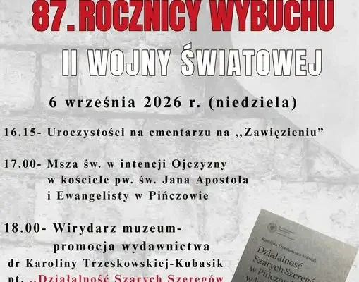 87. rocznica wybuchu II Wojny Światowej – uroczystości w Pińczowie