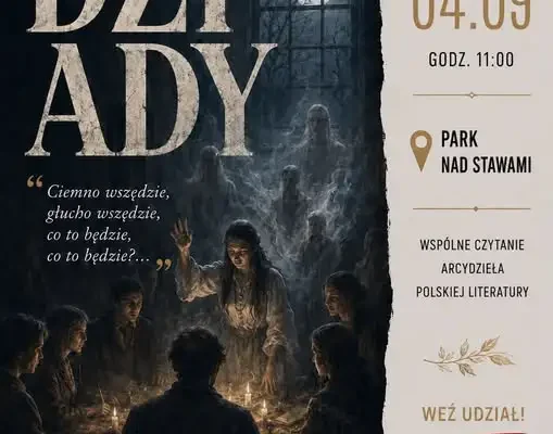 Narodowe Czytanie „Dziadów” w Parku nad Stawami – 4 września