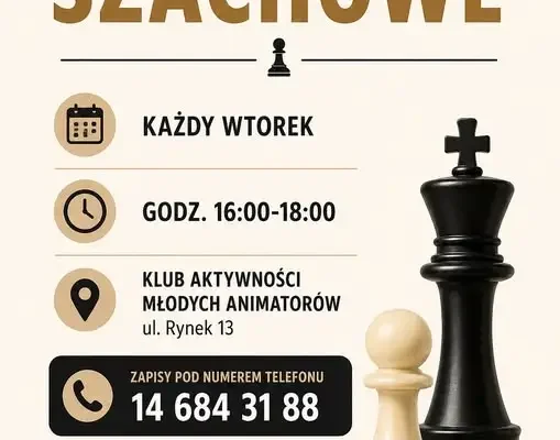 Zapisy na szachowe zajęcia w Klubie Aktywności Młodych Animatorów