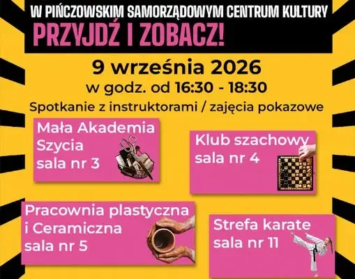 Dzień Otwarty w Pińczowskim Samorządowym Centrum Kultury – odkryj swoją pasję 9 września