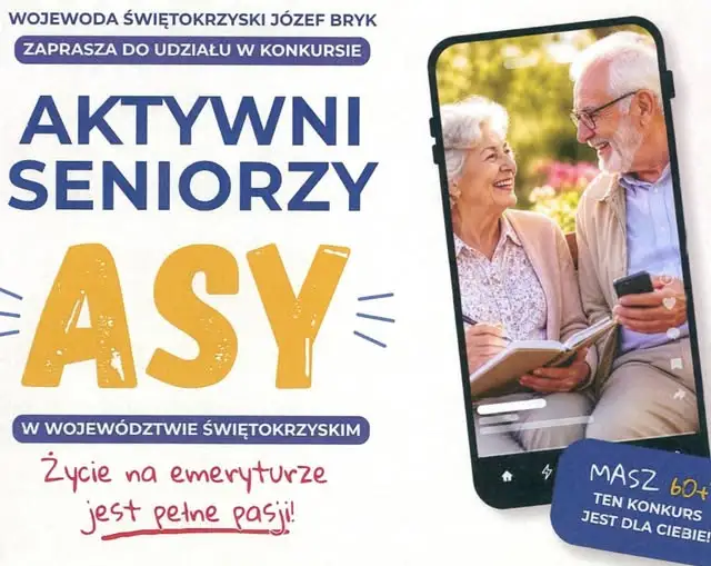 Konkurs „Aktywni Seniorzy” – wojewoda świętokrzyski zaprasza do udziału
