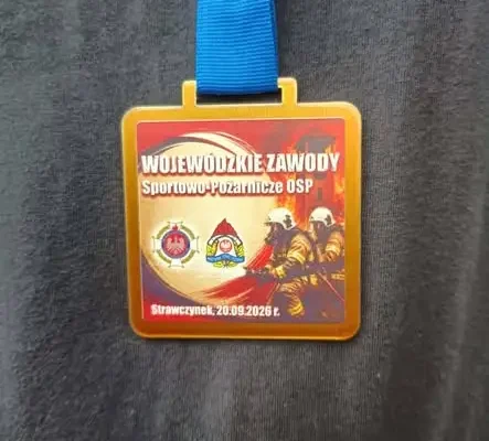 Drużyna OSP z Działoszyc na 6. miejscu w wojewódzkich zawodach sportowo-pożarniczych w Strawczynku