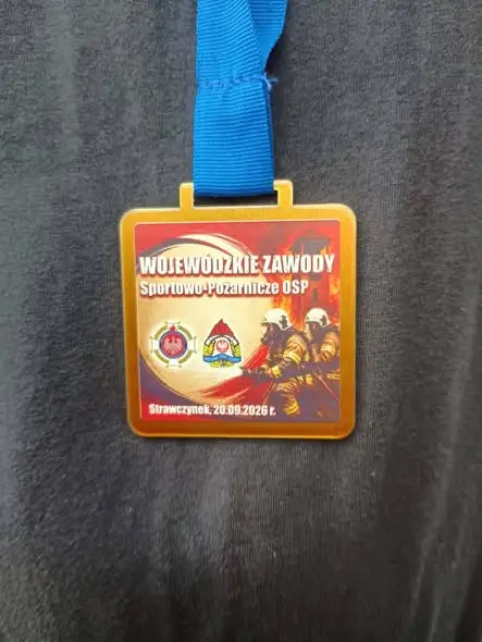 Drużyna OSP z Działoszyc na 6. miejscu w wojewódzkich zawodach sportowo-pożarniczych w Strawczynku