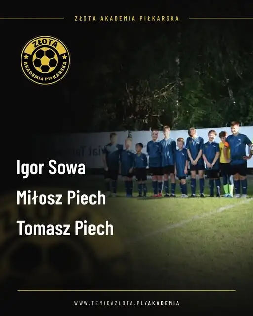 Trening w ulewie: Igor, Tomasz i Miłosz nie odpuścili. Akademia w Złotej stawia na charakter
