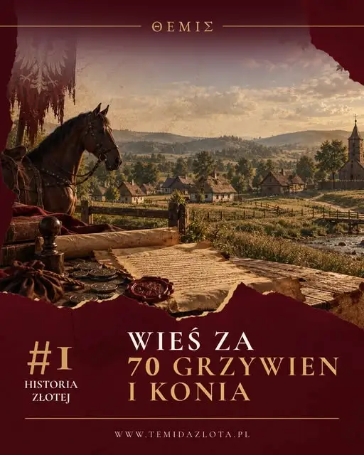 Historia Złotej: w 1471 roku wieś sprzedano za 70 grzywien i konia