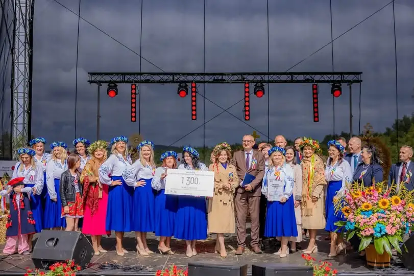 Michałowskie Wianki wyróżnione na Dożynkach Wojewódzkich w Tokarni