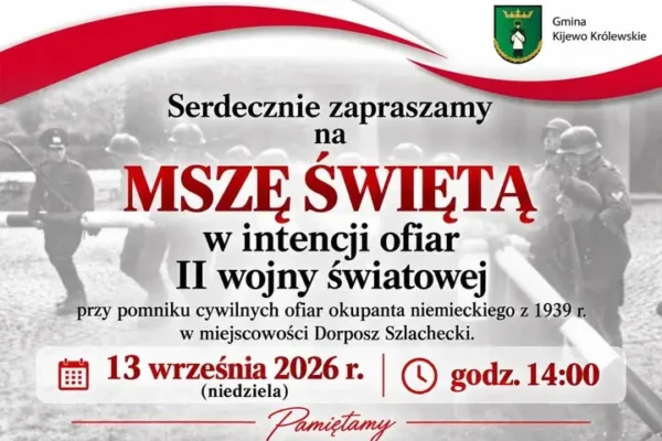 Msza Święta przy pomniku ofiar II wojny światowej w Dorposzu Szlacheckim