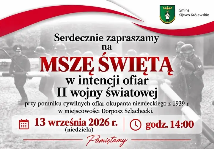 Msza Święta przy pomniku ofiar II wojny światowej w Dorposzu Szlacheckim