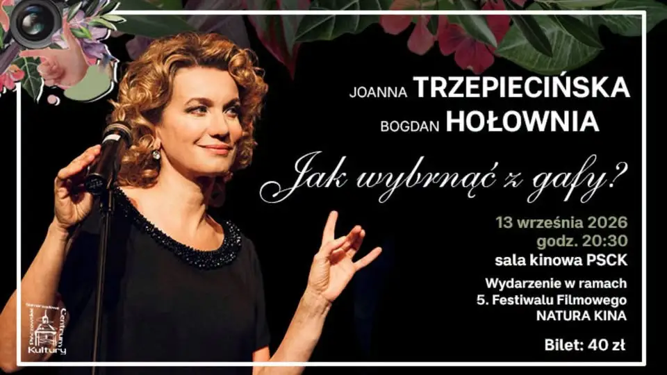 Ostatnie bilety na recital Joanny Trzepiecińskiej „Jak wybrnąć z gafy” w Pińczowie
