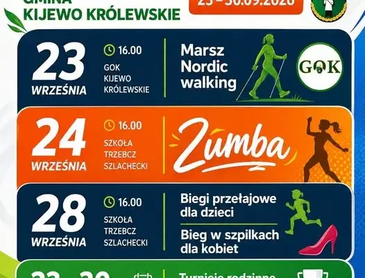 Marsz Nordic Walking w Kijewie Królewskim – 23 września