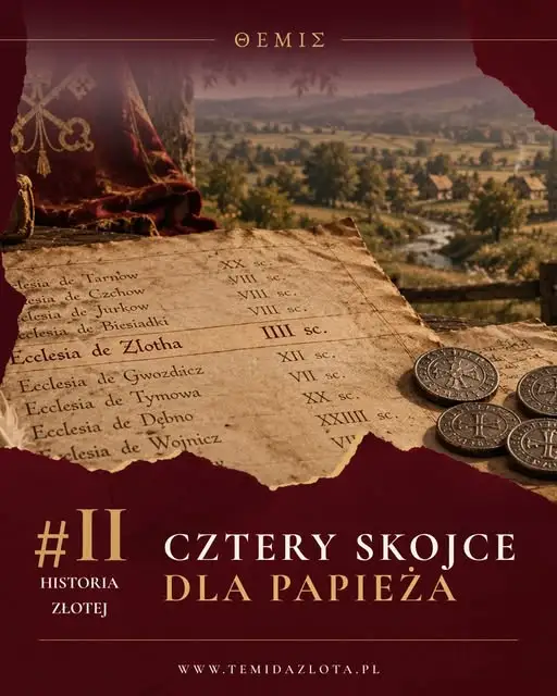 Cztery skojce dla papieża. Najstarsze zdanie o Złotej ma 680 lat