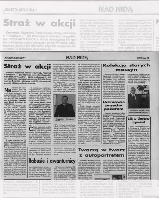 OSP Kije odkrywa historię w archiwalnych gazetach