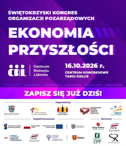 Świętokrzyski Kongres Organizacji Pozarządowych – Ekonomia Przyszłości 2026 w Kielcach