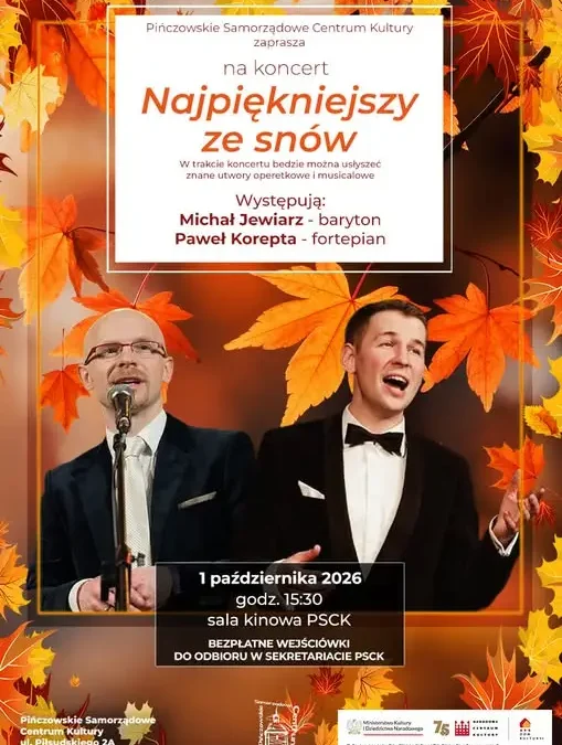 Operetka pod gwiazdami w Pińczowie – koncert musicalowo-operetkowy już 1 października