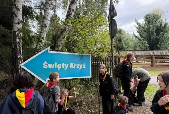 Zuchy i harcerze z Działoszyc na Świętokrzyskim Rajdzie Pielgrzymkowym