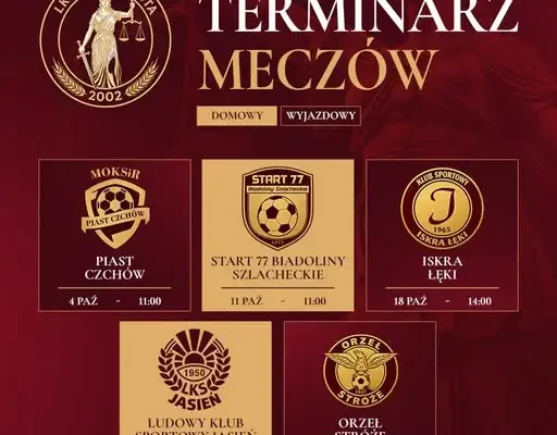 LKS Temida Złota: terminarz październikowych meczów Klasy B