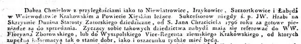 Łabędź – zapomniana wieś pod Działoszycami i jej szlachecki rodowód