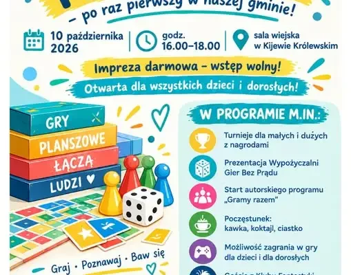 Dzień Gier Planszowych w Kijewie Królewskim – 10 października 2026