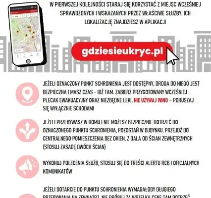 Jak zachować się podczas ataku z powietrza? Instrukcja dla mieszkańców Pińczowa