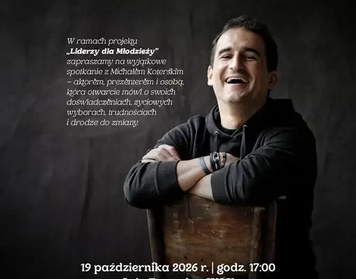 Michał Koterski spotka się z młodzieżą w Kielcach