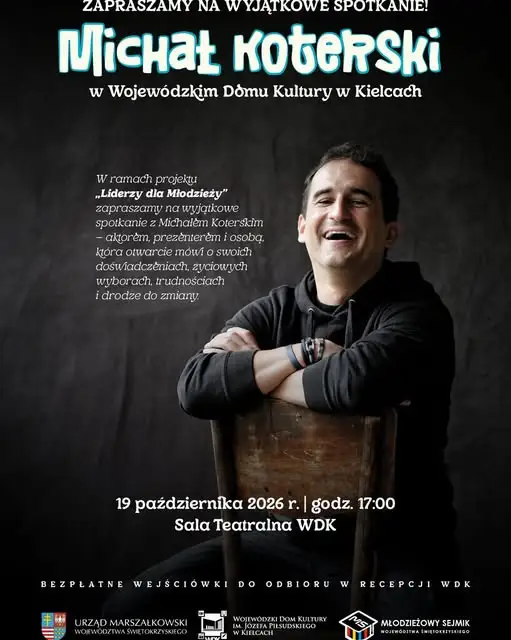 Michał Koterski spotka się z młodzieżą w Kielcach