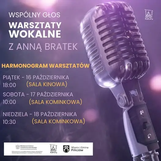 Warsztaty wokalne „Na szlaku dziedzictwa” w Pińczowie – start już w piątek