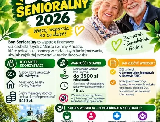 Gmina Pińczów dołącza do programu „Bon Senioralny” – wsparcie dla seniorów