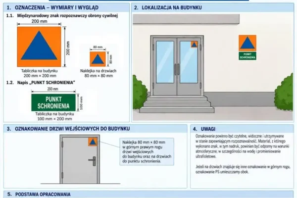 Nowe zasady oznakowania punktów schronienia – co muszą wiedzieć właściciele budynków