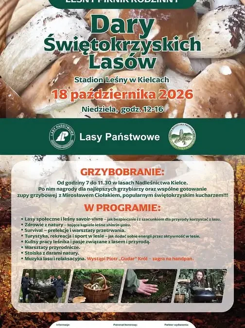 Piknik „Dary Świętokrzyskich Lasów” na Stadionie Leśnym w Kielcach