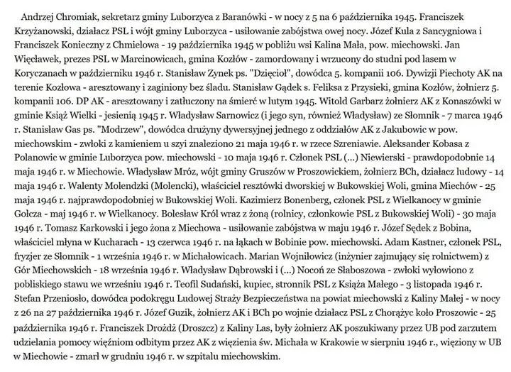 Miechów: UB bezkarnie siało terror. Nowe fakty o zbrodniach sprzed lat