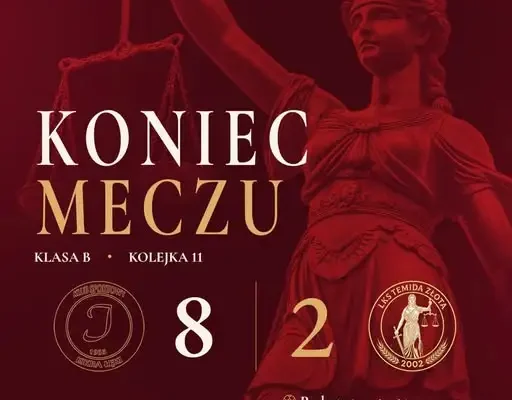 Iskra Łęki rozgromiła Temidę Złota 8:2 w 11. kolejce Klasy B