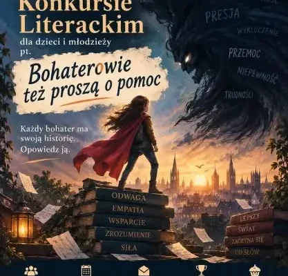 II Ogólnopolski Konkurs Literacki dla dzieci i młodzieży – „Bohaterowie też proszą o pomoc”